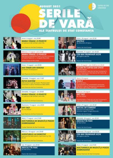 Serile de vară ale Teatrului de Stat Constanța